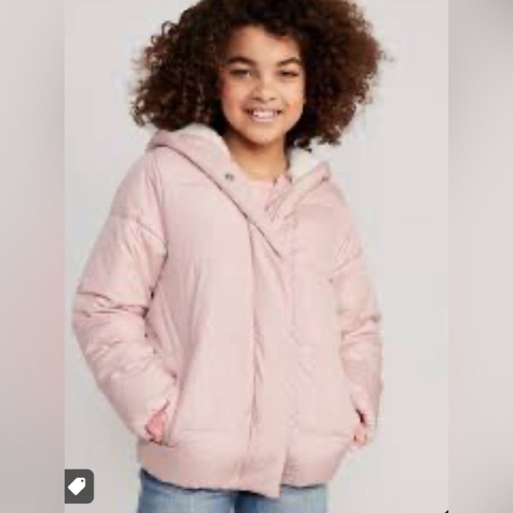 Old Navy Sherpa line coat - Girls XXL  18 - New 🛍️